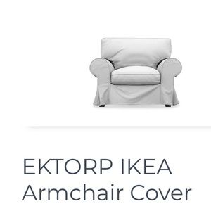 IKEA - single chair slip cover for Ektorp style chair